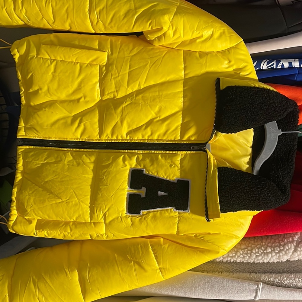 Yellow Puffer jacket